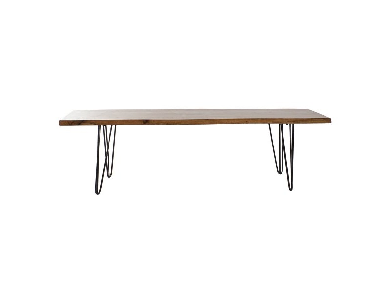 Пейка DKD Home Decor 160 x 46 x 46 cm Естествен Черен Светло кафяв Alpino