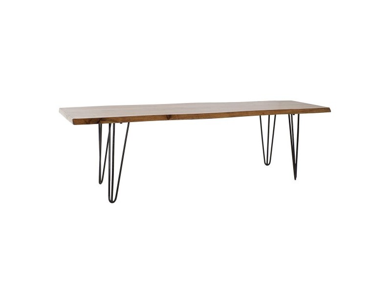 Пейка DKD Home Decor 160 x 46 x 46 cm Естествен Черен Светло кафяв Alpino