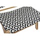 Aiatool DKD Home Decor Бял Черен Естествен PVC Тик 65 x 80 x 68 cm