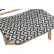 Aiatool DKD Home Decor Бял Черен Естествен PVC Тик 65 x 80 x 68 cm