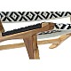 Aiatool DKD Home Decor Бял Черен Естествен PVC Тик 65 x 80 x 68 cm