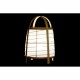 Настолна лампа DKD Home Decor Бял Естествен Бамбук 40 W 220 V 32 x 32 x 45,5 cm
