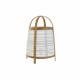 Настолна лампа DKD Home Decor Бял Естествен Бамбук 40 W 220 V 32 x 32 x 45,5 cm