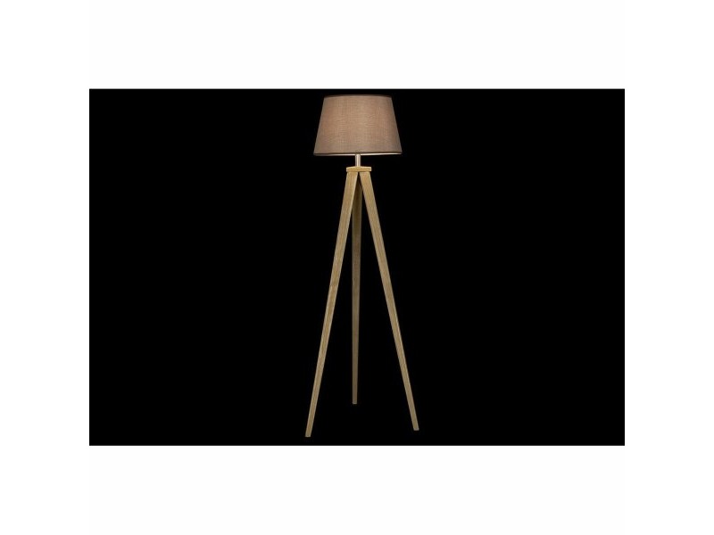 Лампион DKD Home Decor 40 x 40 x 154 cm Естествен Сив Кафяв 250 V 60 W Бор (2 броя)