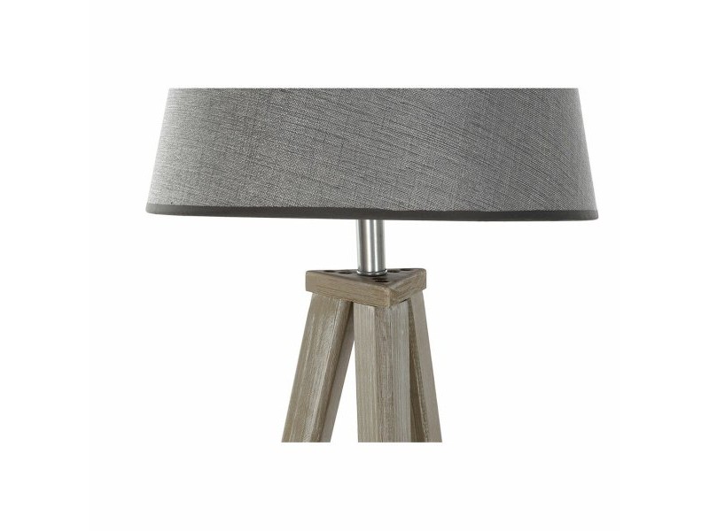 Лампион DKD Home Decor 40 x 40 x 154 cm Естествен Сив Кафяв 250 V 60 W Бор (2 броя)