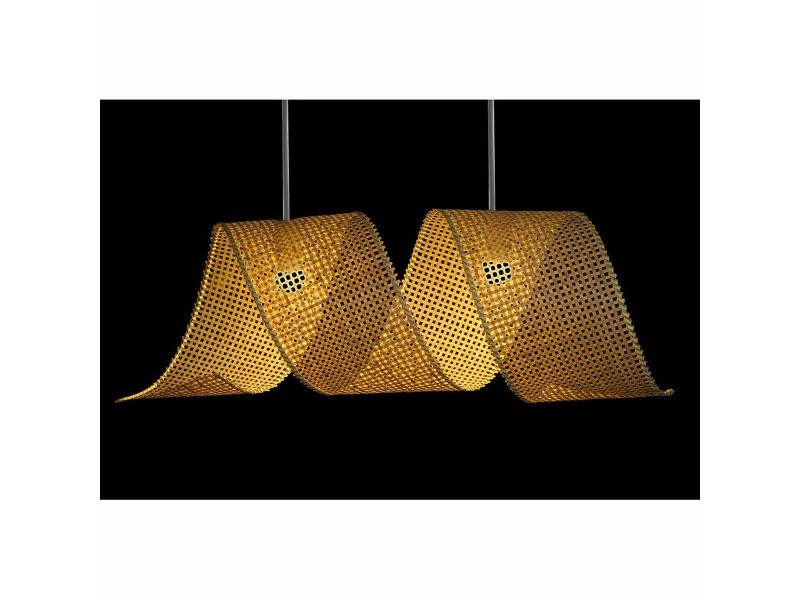 Полилей DKD Home Decor Светло кафяв Дървен Бамбук 50 W 220 V 80 x 30 x 30 cm Полилей DKD Home Decor Светло кафяв Дървен Бамбук 50 W 220 V 80 x 30 x 30 cm