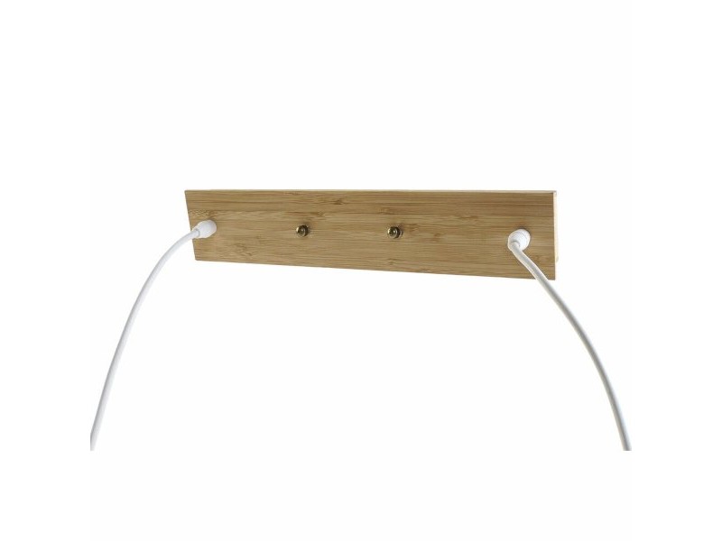 Полилей DKD Home Decor Светло кафяв Дървен Бамбук 50 W 220 V 80 x 30 x 30 cm