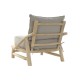 Градинско кресло DKD Home Decor Естествен Светло сив 82 x 80 x 73 cm