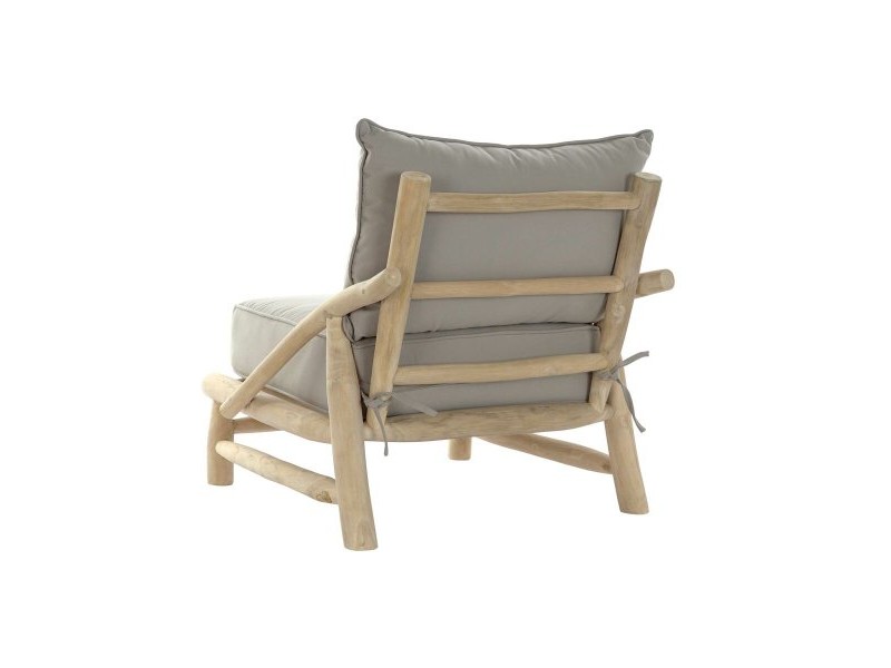 Градинско кресло DKD Home Decor Естествен Светло сив 82 x 80 x 73 cm Градинско кресло DKD Home Decor Естествен Светло сив 82 x 80 x 73 cm