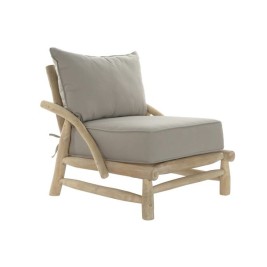 Градинско кресло DKD Home Decor Естествен Светло сив 82 x 80 x 73 cm