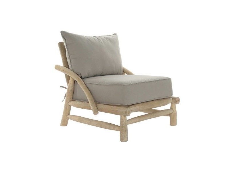 Градинско кресло DKD Home Decor Естествен Светло сив 82 x 80 x 73 cm Градинско кресло DKD Home Decor Естествен Светло сив 82 x 80 x 73 cm