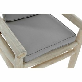 Градинско кресло DKD Home Decor Естествен Светло сив Тик 65 x 80 x 92 cm