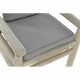 Градинско кресло DKD Home Decor Естествен Светло сив Тик 65 x 80 x 92 cm
