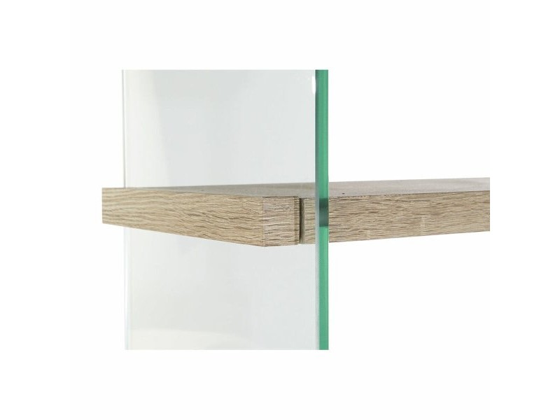 Лавица DKD Home Decor 90 x 35 x 180 cm Кристал Естествен Дървен Прозрачен Дървен MDF