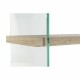 Лавица DKD Home Decor 90 x 35 x 180 cm Кристал Естествен Дървен Прозрачен Дървен MDF