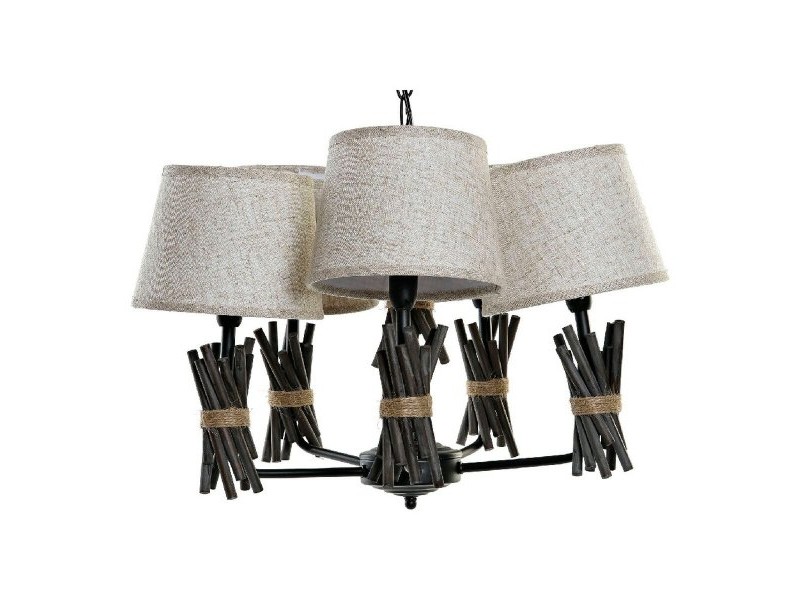Полилей DKD Home Decor полиестер Метал (55 x 55 x 100 cm)