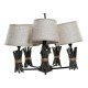 Полилей DKD Home Decor полиестер Метал (55 x 55 x 100 cm)