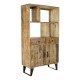 Лавица DKD Home Decor Метал Дърво манго (95 x 40 x 170 cm)