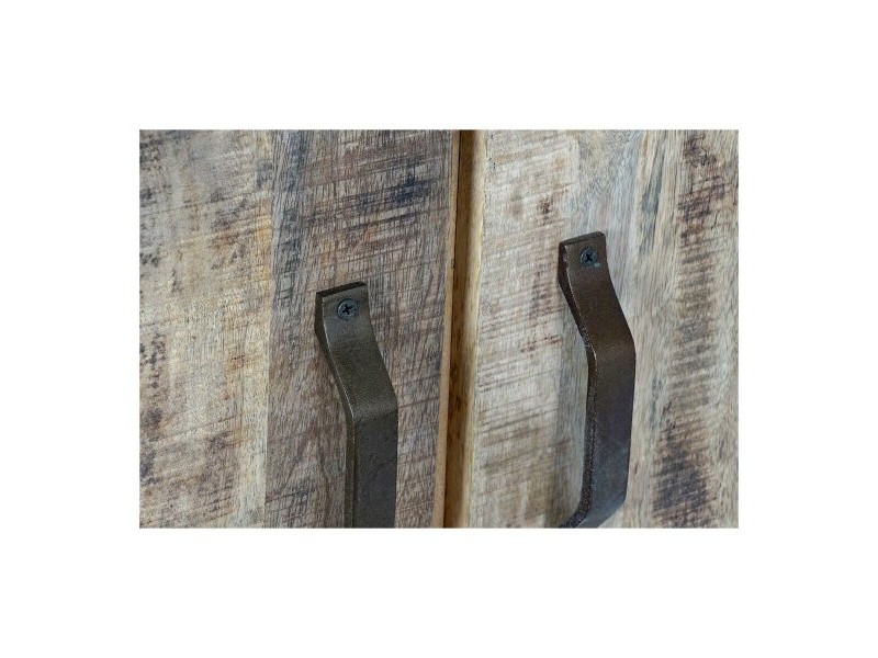 Лавица DKD Home Decor Метал Дърво манго (95 x 40 x 170 cm)