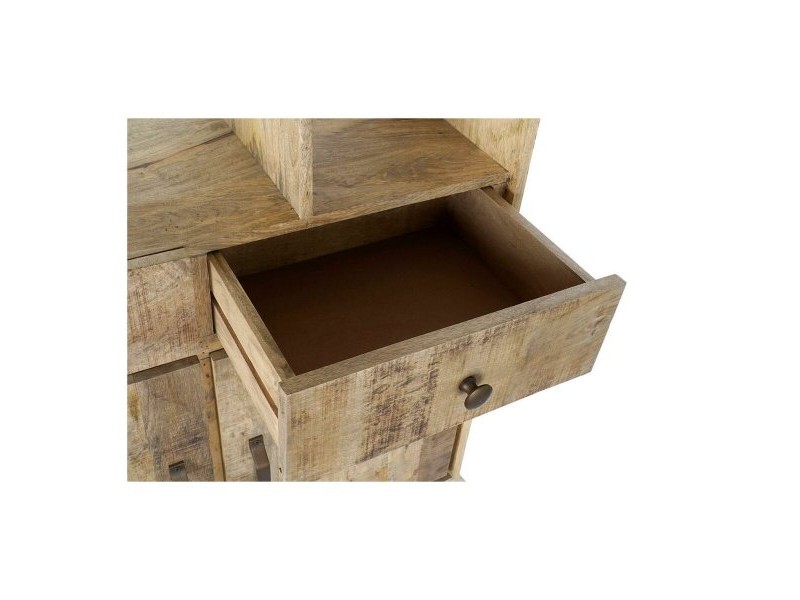 Лавица DKD Home Decor Метал Дърво манго (95 x 40 x 170 cm)