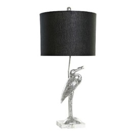 Настолна лампа DKD Home Decor Черен Сребрист Смола 60 W 220 V 33 x 33 x 74 cm
