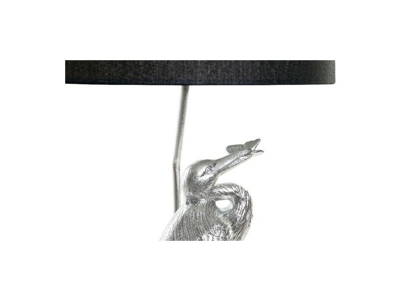 Настолна лампа DKD Home Decor Черен Сребрист Смола 60 W 220 V 33 x 33 x 74 cm