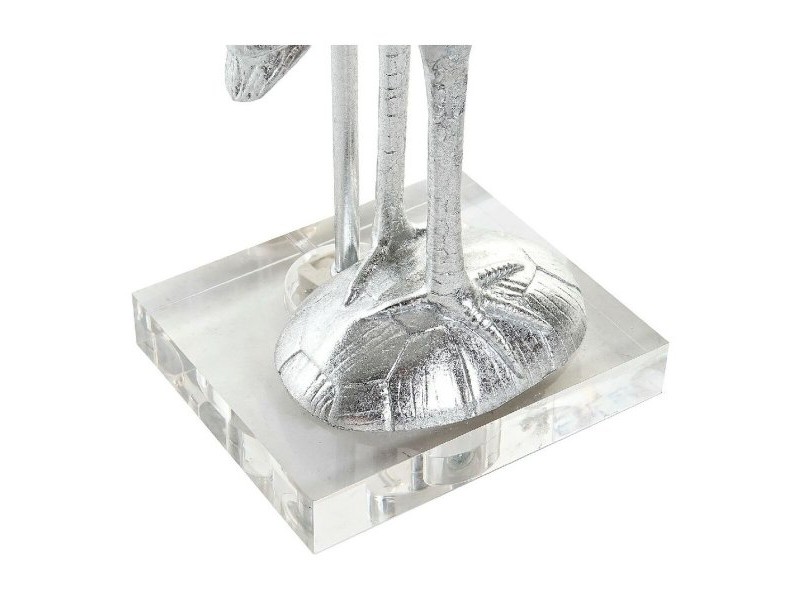 Настолна лампа DKD Home Decor Черен Сребрист Смола 60 W 220 V 33 x 33 x 74 cm