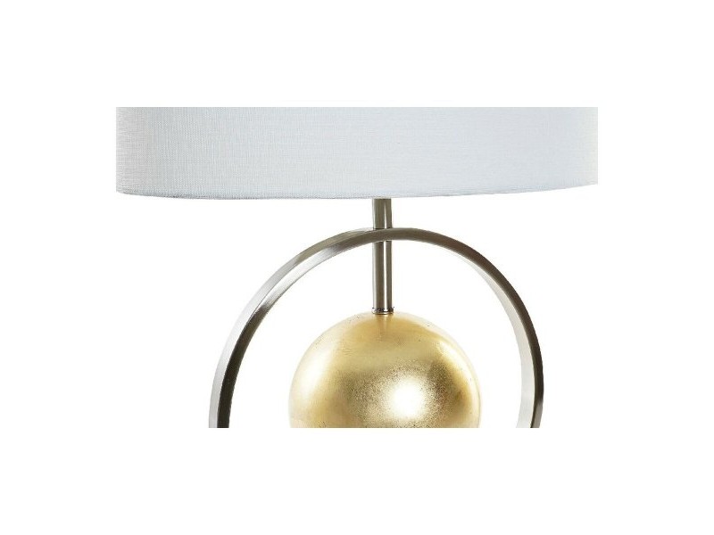 Настолна лампа DKD Home Decor 8424001806843 Бял Златен Сребрист Метал 60 W 220 V 40 x 22 x 64 cm