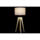 Настолна лампа DKD Home Decor Бежов Дървен Кафяв 220 V 50 W 30 x 30 x 69 cm