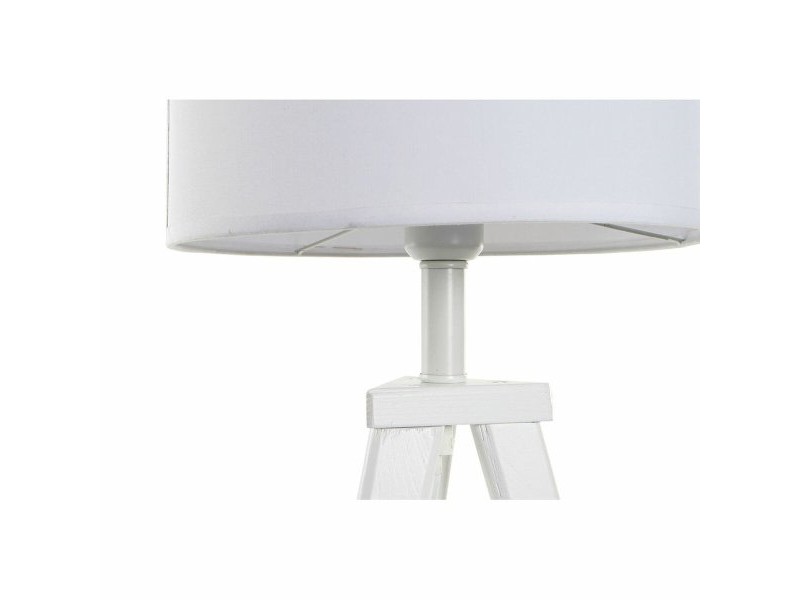 Настолна лампа DKD Home Decor 8424001807918 Дървен Бял 220 V 50 W 30 x 30 x 72 cm