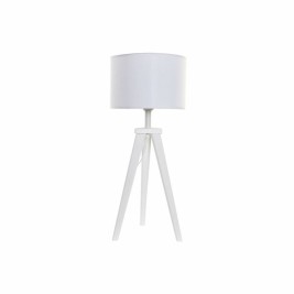 Настолна лампа DKD Home Decor 8424001807918 Дървен Бял 220 V 50 W 30 x 30 x 72 cm