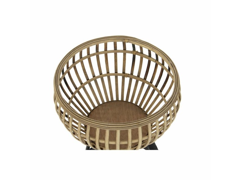 Саксия DKD Home Decor Естествен Метал Бамбук Bali 41 x 41 x 68 cm