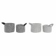Игра на Кошници DKD Home Decor Естествено влакно 18 x 18 x 14 cm
