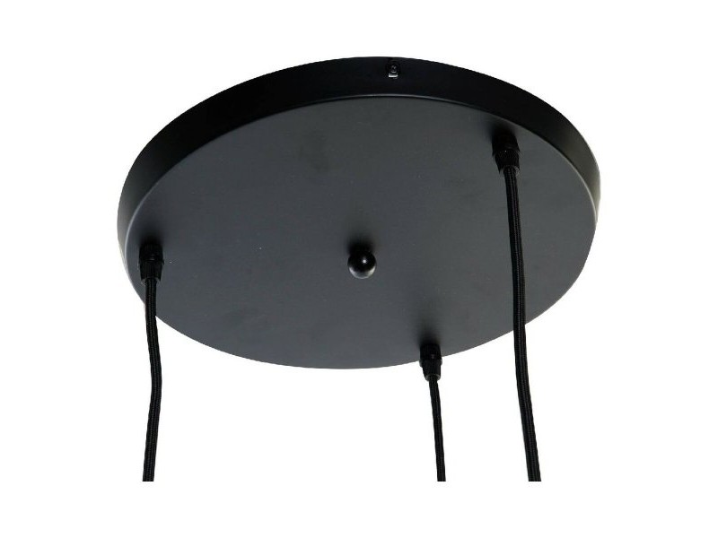 Полилей DKD Home Decor Бял Черен Метал Кристал 220 V (40 x 40 x 80 cm)