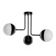 Полилей DKD Home Decor Бял Черен Метал Кристал 220 V 50 W (61 x 58 x 46 cm) Полилей DKD Home Decor Бял Черен Метал Кристал 220 V 50 W (61 x 58 x 46 cm)