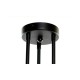 Полилей DKD Home Decor Бял Черен Метал Кристал 220 V 50 W (61 x 58 x 46 cm) Полилей DKD Home Decor Бял Черен Метал Кристал 220 V 50 W (61 x 58 x 46 cm)