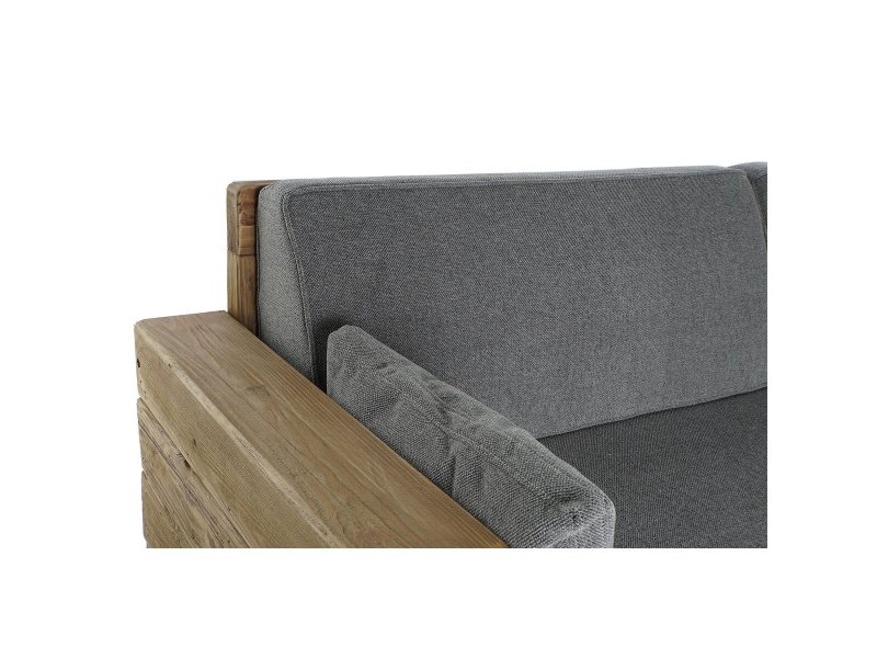 Фотьойл DKD Home Decor Сив Естествен Alpino 224 x 95 x 82 cm