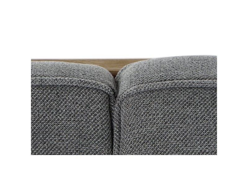 Фотьойл DKD Home Decor Сив Естествен Alpino 224 x 95 x 82 cm