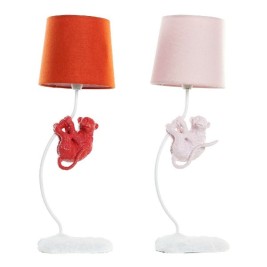 Настолна лампа DKD Home Decor полиестер Смола 25W 220 V Маймуна (2 pcs) (19 x 17 x 53 cm)