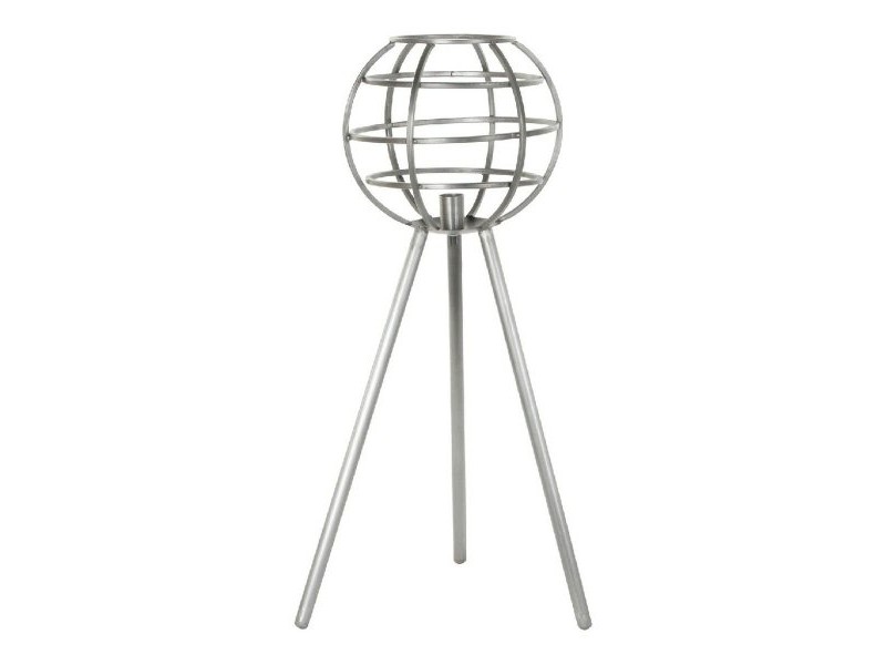 Настолна лампа DKD Home Decor Метал Тъмно сив (50 x 50 x 98 cm)