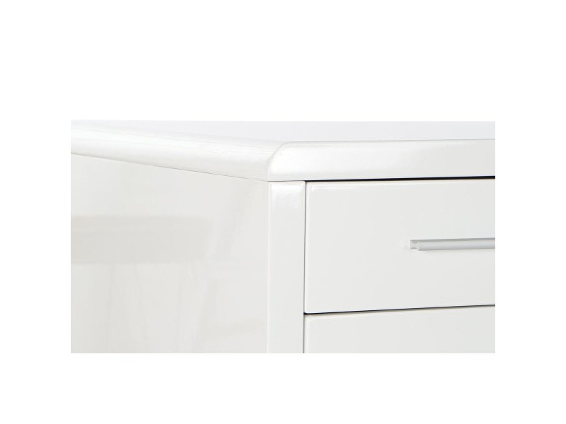 Бюро DKD Home Decor Бял Сребрист Метал Дървен MDF 120 x 55 x 76 cm