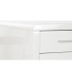 Бюро DKD Home Decor Бял Сребрист Метал Дървен MDF 120 x 55 x 76 cm