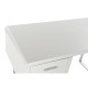Бюро DKD Home Decor Бял Сребрист Метал Дървен MDF 120 x 55 x 76 cm