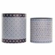 Кошче за боклук DKD Home Decor Син Бял Дървен Пластно Vintage