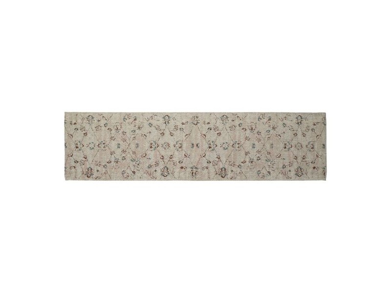 Килим DKD Home Decor Бежов Памук (60 x 240 x 1 cm)