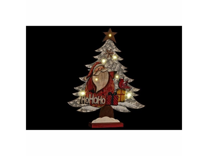 Коледна Украса DKD Home Decor Дървен (2 pcs) (33 x 6 x 39.5 cm)