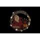 Коледна Украса DKD Home Decor Дървен Въже Дядо Коледа (2 pcs) (31 x 4 x 30 cm)