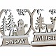 Коледна Украса DKD Home Decor Дървен Царица (12 x 4 x 15 cm) (2 броя)
