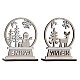 Коледна Украса DKD Home Decor Дървен Царица (12 x 4 x 15 cm) (2 броя)
