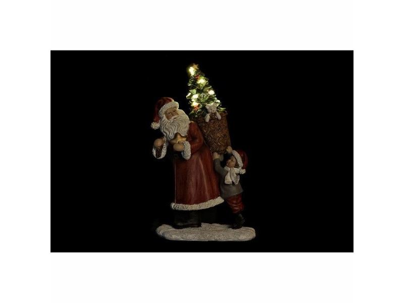 Декоративна фигурка DKD Home Decor Дядо Коледа Смола (15 x 11 x 27 cm)